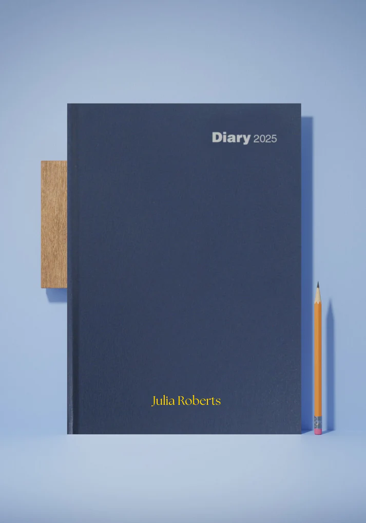 Personalized Embossed Diaries