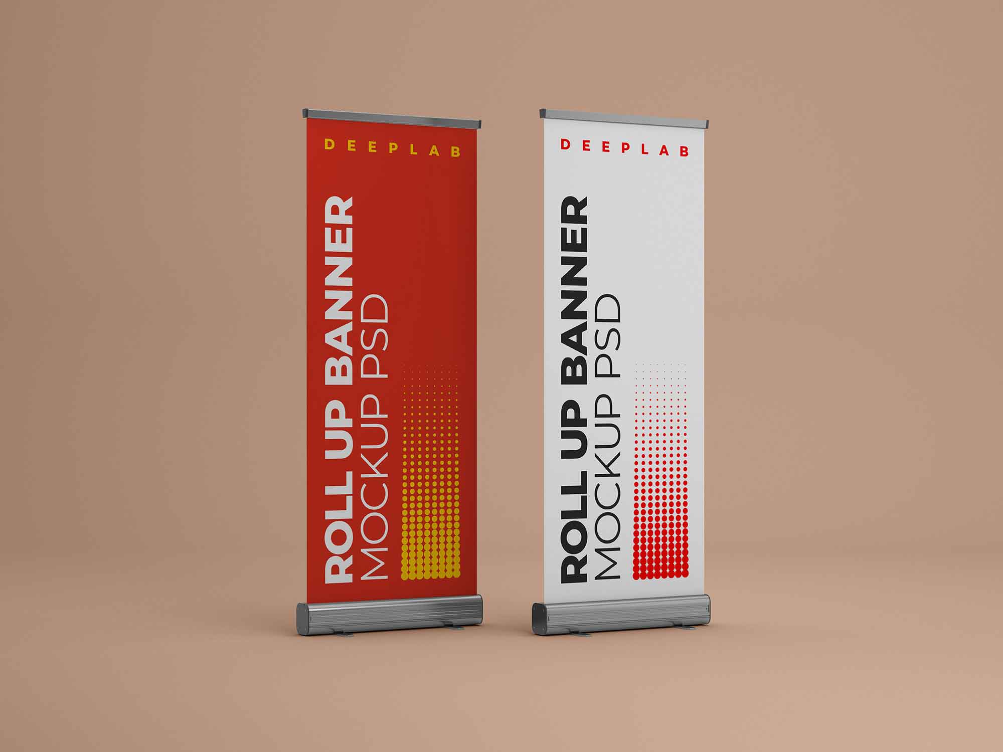 Roll up banner mockup