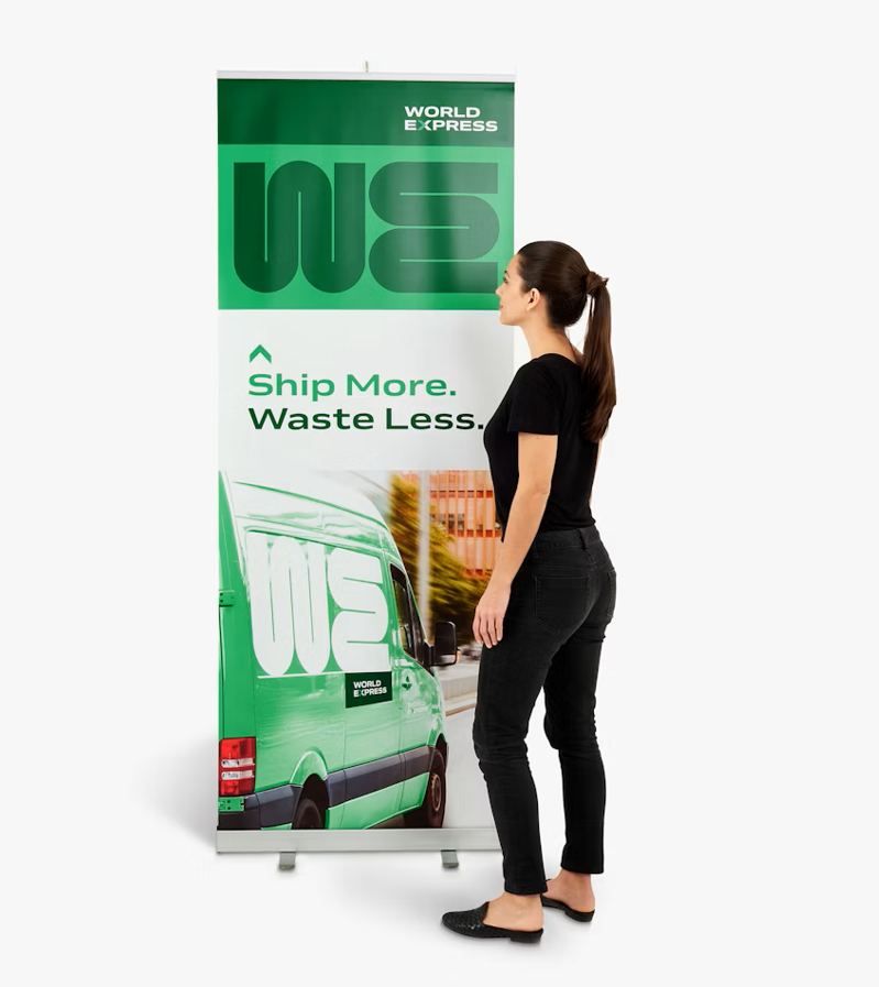 Roll up banner graphic